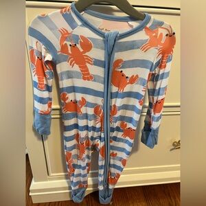 Little Sleepies Crustacean Crew Zippy 0-3 Months